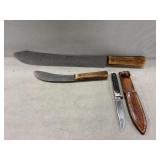 (2) Old Hickory Wood Handled Knives