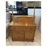 Wooden Dry Sink