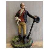 Davey Crockett With Rifle Cast Iron Door Stop,
