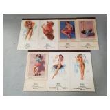 (7) Vintage Promotional "Pin-Up" Advertising