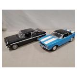 (2) 1:16 Scale Car Replicas (No Boxes)