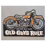 (1) Metal Sign (16"×10")