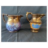 2 Copper Luster Creamers