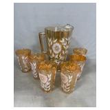 Jeannette Glass Company Marigold Carnival Glass