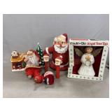 Doubl Glo Angle Tree Topper w/Christmas Items