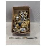 Tray Lot of Sliverware