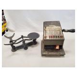 Vintage Todd Century Eight Protectograph &