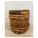 Wood Ban Wooden Keg, for powdered lead paint,19th