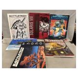 (6) BattleTech Game Books