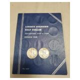 (2) U.S. Silver Liberty Standing Half Dollar
