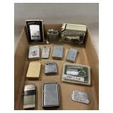 Hersheypark Zippo & Assorted Lighters, Compass