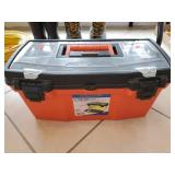 (1) Plastic Tool Box w/ Assorted Tools