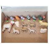 Tray Lot Of Assorted Vintage Animal Figures