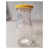 (1) Vintage "Bomgardner Creamer" Glass Bottle