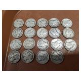 (19) Assorted U.S. Silver Dimes
