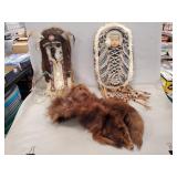 (2) Native American Decorative Wall Hangers & (1)