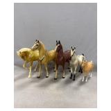 (5) HartLand Plastic Horses
