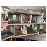 Two Story Doll House, Wood & Fiberboard, Moving