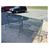 (2) Metal Outdoor Stands