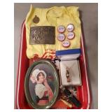 Tray Of Assorted Coca-Cola Memorabilia