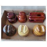 (6) Vintage Ceramic Insulators