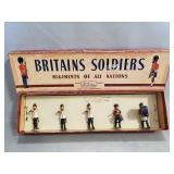 Vintage Set Of Lead Toy Soldiers By W. Britain w/