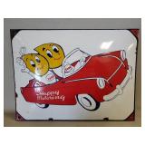 Vintage "ESSO" Porcelain Enamel Advertising Sign