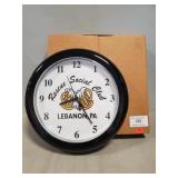 (1) Battery Operated Clock (11" Diameter/Plastic)
