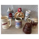 Rajah Pretzel Beam Bottle, Beer Steins, 1980