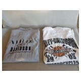 (2) Collar Shirts (Harley Davidson / Size L)