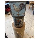 Gold Medal Flour Fiber Canister With Lard Tin And