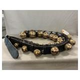 Vintage Graduated (28) Brass Sleigh Bells On