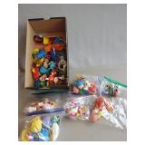 Box Lot Of Assorted Plastic Toys