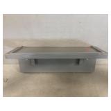 Clock Shelf, Painted Gray, top 18 X 5 1/2". *Fits