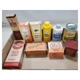 Tray Lot Of Assorted Vintage Product Tins,