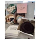 (3) Vintage Hat Boxes w/ Assorted Vintage Hats