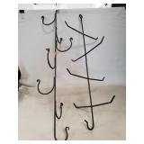 (2) Wrought Iron Basket Hangers (28"& 38" Long)