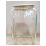 (1) Vintage Pyrex Edison Glass Battery Jar