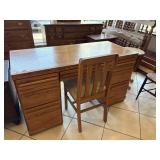 Broyhill Wooden Desk w/Chair;