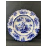 Flow Blue Soup,"Chapoo", J. Wedgwood, 10 1/2"