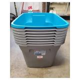 (8) Plastic Storage Containers (No Lids