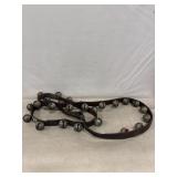 7 Foot Leather Strap of Sleigh Bells
