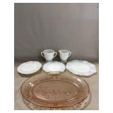 (10) Macbeth-Evans Glass Company Pieces w/(1)