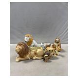E.O. Brody Lion Planter w/ Animals