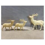 Celluloid And Plastic Reindeer