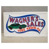 (1) Plastic Advertising Sign (19"×10.5")