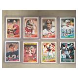 (8) Assorted NFL Football Cards