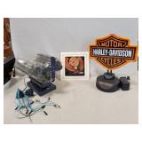 (1) Harley Davidson Lighted Sign, (1) Additional