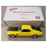 (1) 1969 Ford Mustang Boss 302 1:18 Scale Replica