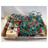 Tray Of (3) Strings Of Christmas Lights (Work)